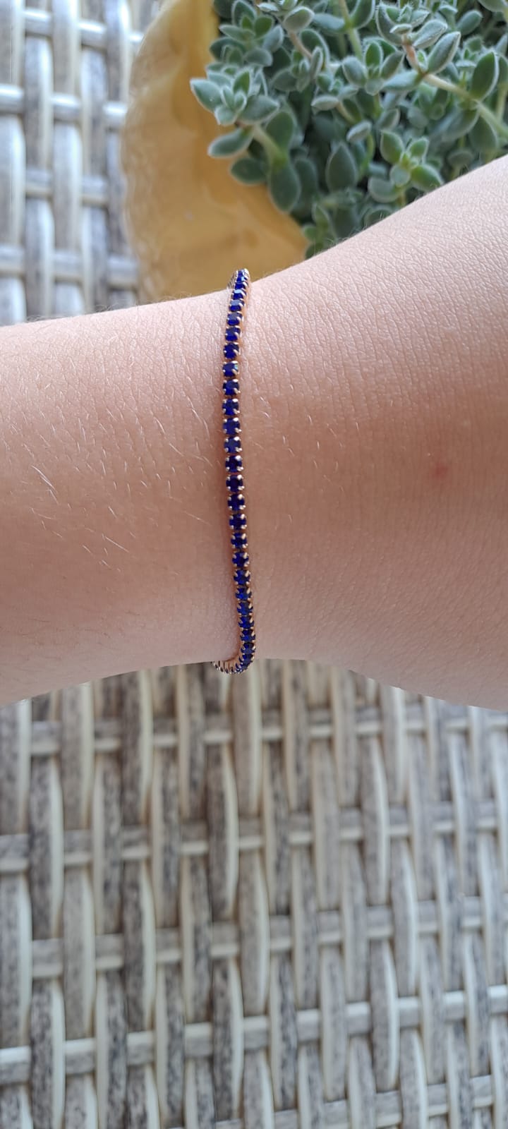 BRACCIALE TENNIS BLU