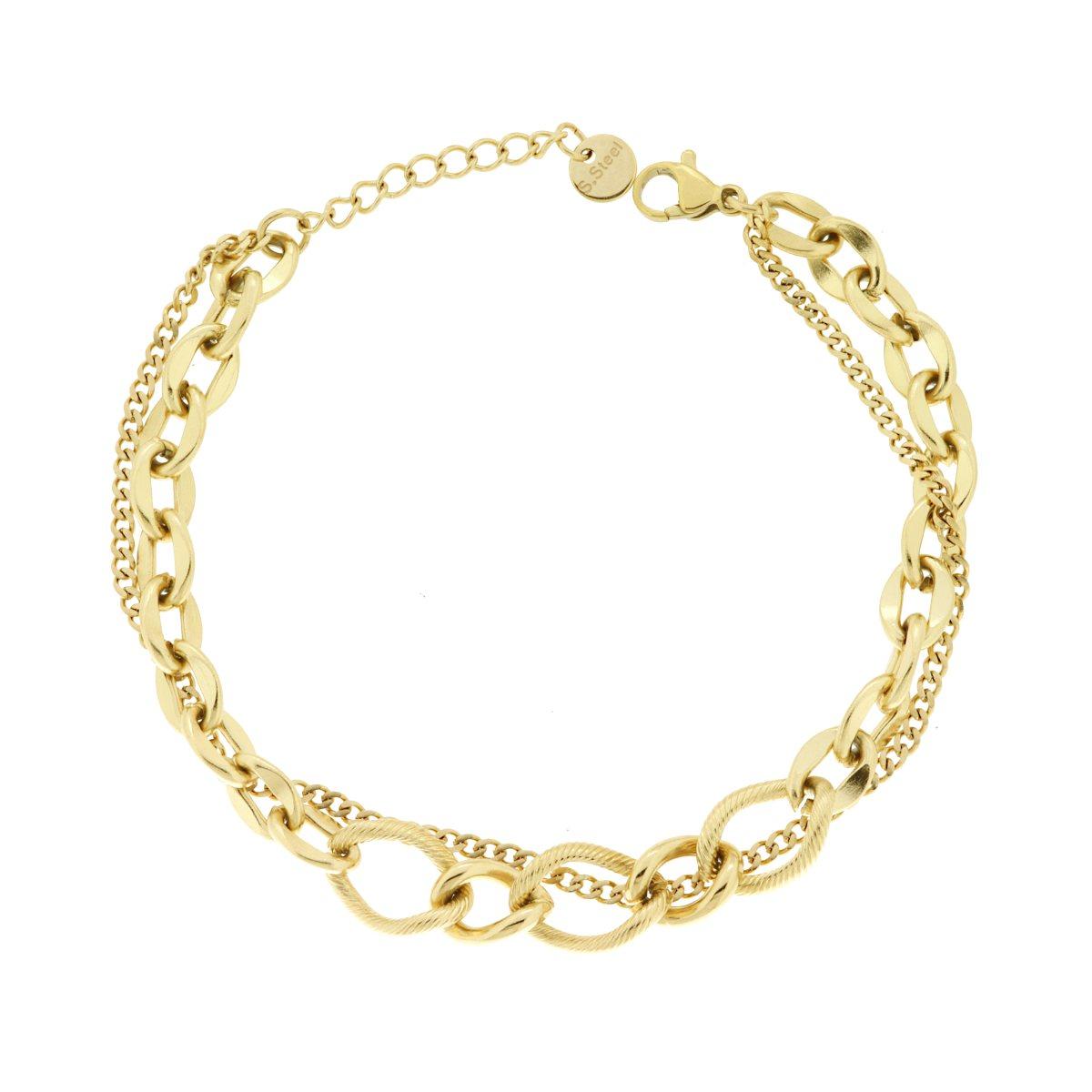 BRACCIALE DUE FILI GOLD