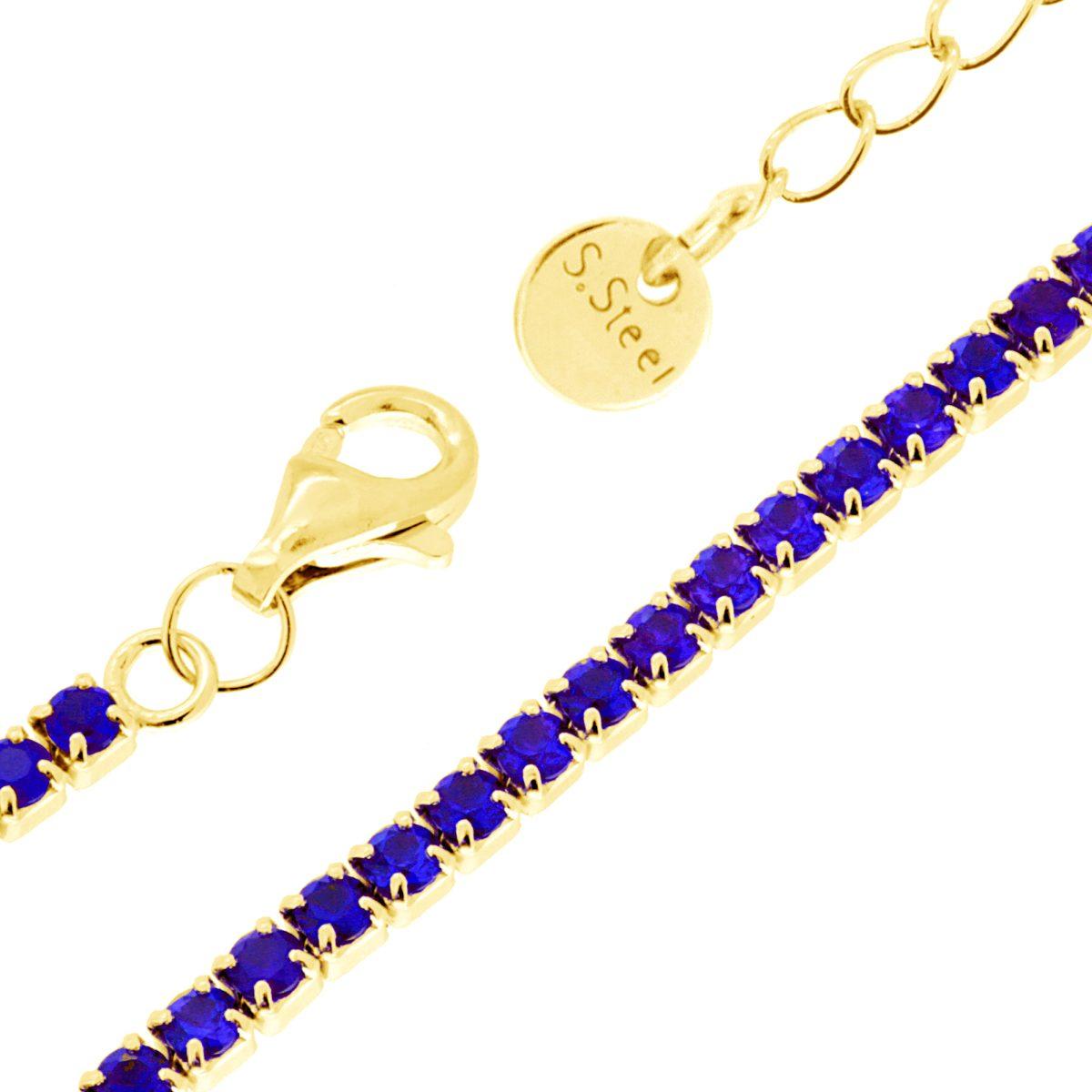 BRACCIALE TENNIS BLU