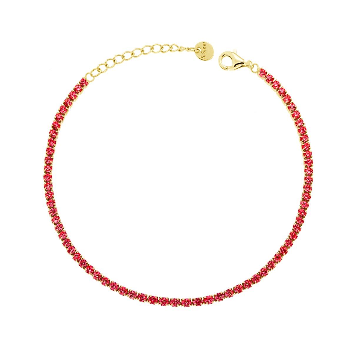 BRACCIALE TENNIS ROSSO