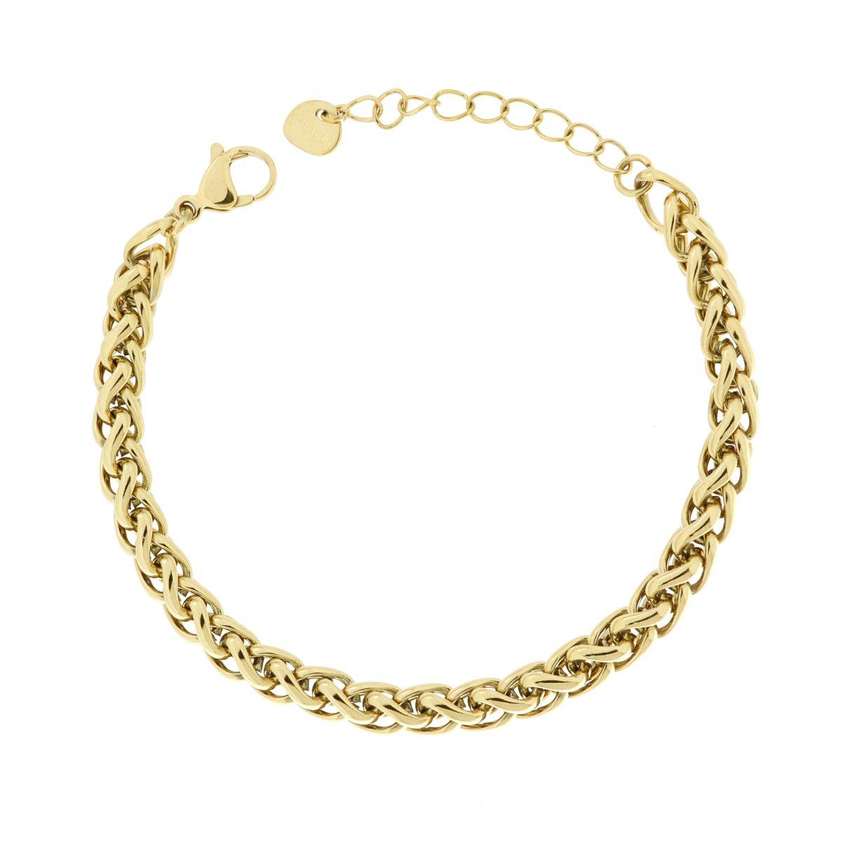 BRACCIALE CATENA SPIGA GOLD