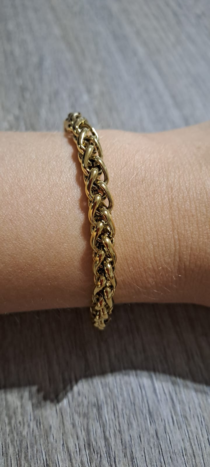 BRACCIALE CATENA SPIGA GOLD