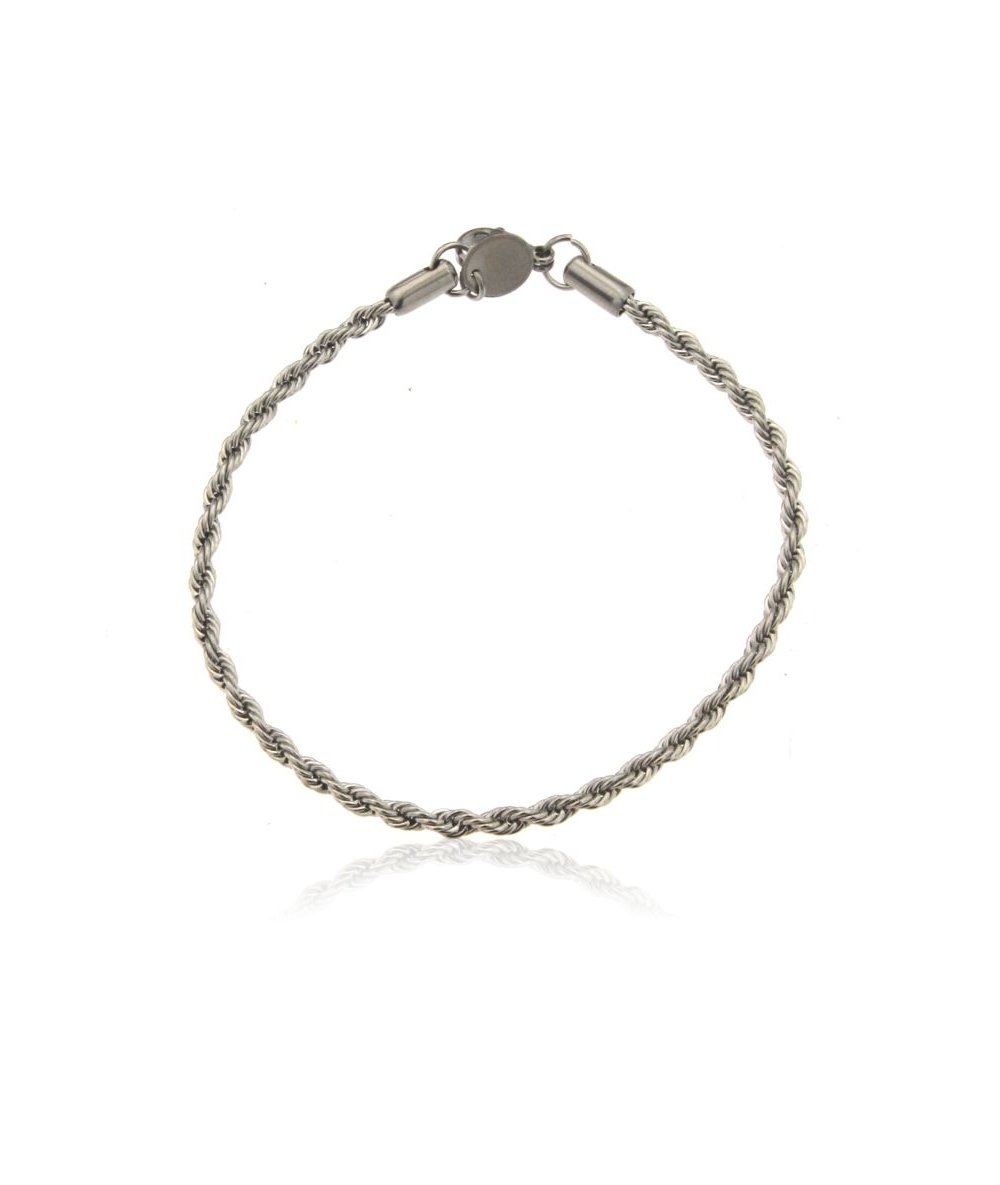 BRACCIALE CATENA CORDA 3mm