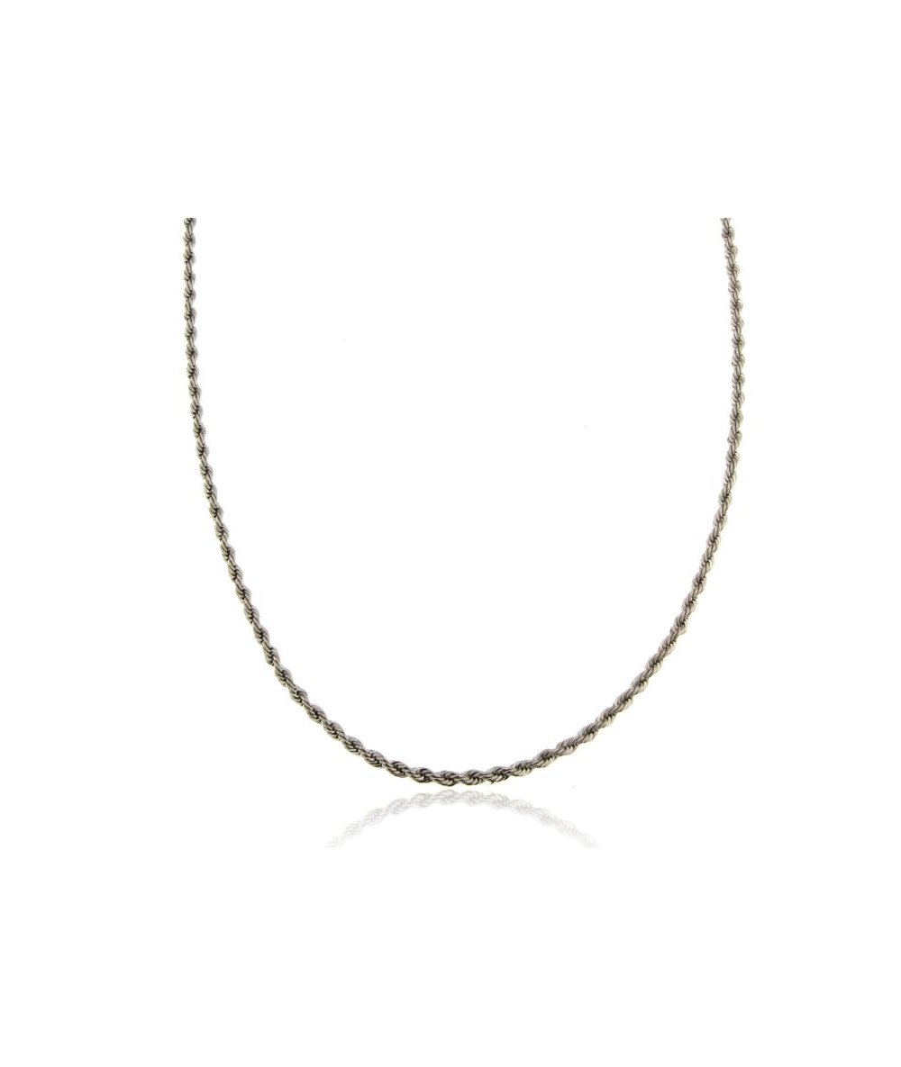 COLLANA CON CATENA A CORDA
