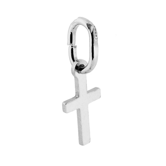 CIONDOLO CROCE LATINA ARGENTO 925