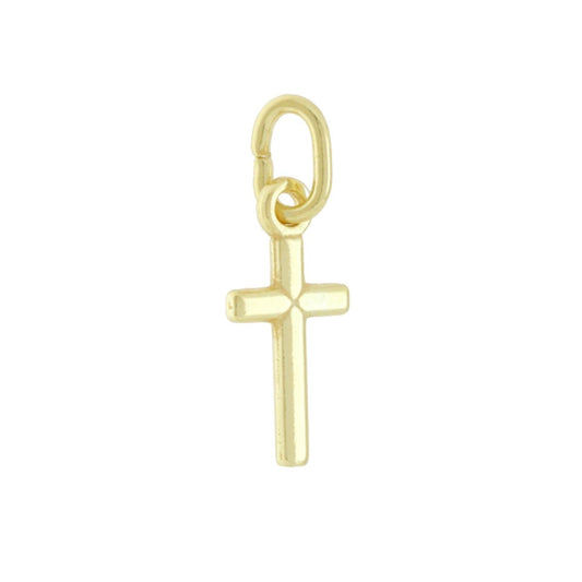 CIONDOLO CROCE LATINA ARGENTO 925 GOLD