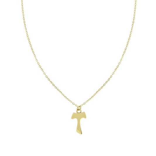 COLLANA CON CROCE TAO GOLD