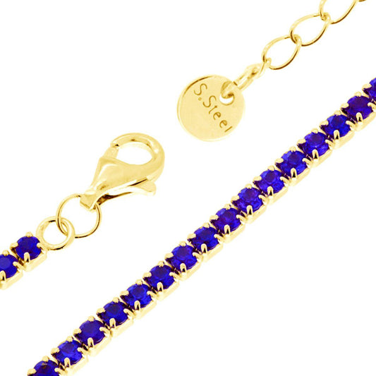 BRACCIALE TENNIS BLU
