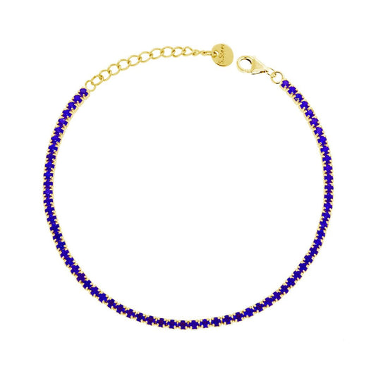 BRACCIALE TENNIS BLU