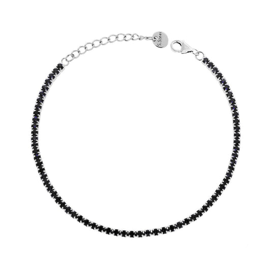 BRACCIALE TENNIS NERO