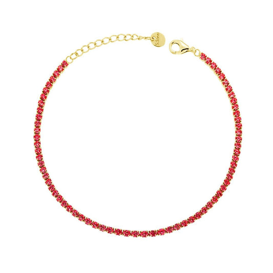 BRACCIALE TENNIS ROSSO