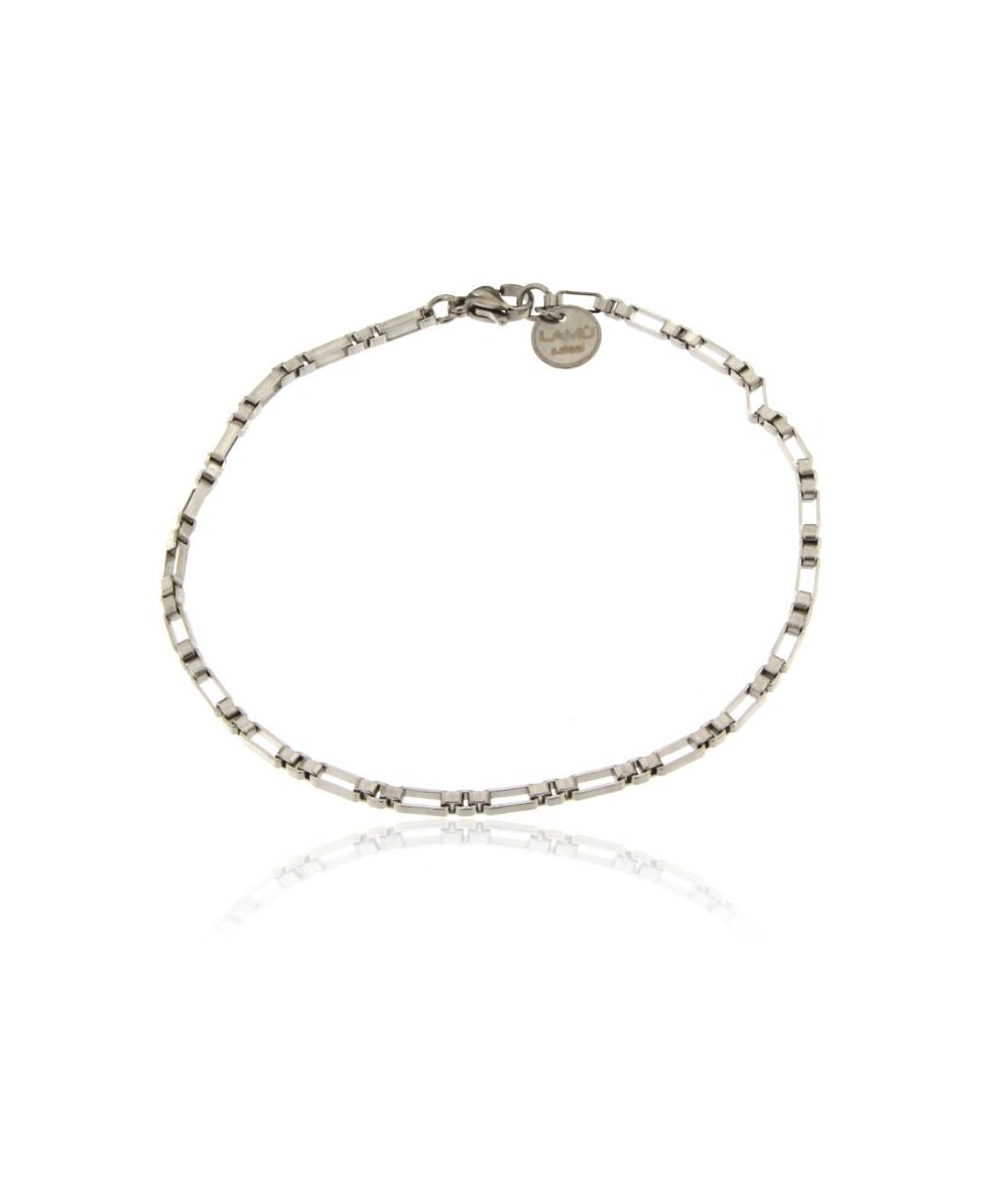 BRACCIALE MAGLIA CATENA RETTANGOLARE