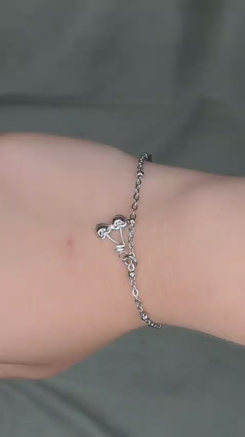 BRACCIALE CON PENDENTE CILIEGIE